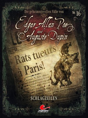 cover image of Edgar Allan Poe & Auguste Dupin, Folge 16